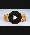 BR2024-2.6 Size Grand Bridal Bangle Collections Real Kemp Stone Gold Jewelry