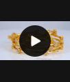 BR2030-2.8 Set of Four Diamond Collections Gold Bangles For Party Wear