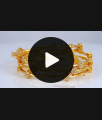 BR2030-2.6 Set of Four Diamond Collections Gold Bangles For Party Wear