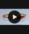 Grand Ruby Stone Open Type Bracelet Collections For Girls BRAC245