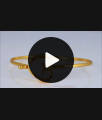 Trendy Hearty Design Gold Open Type Bracelet For Womens BRAC342
