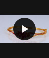 Vibrant Full Ruby Stone Gold Bracelets For Marriage BRAC358