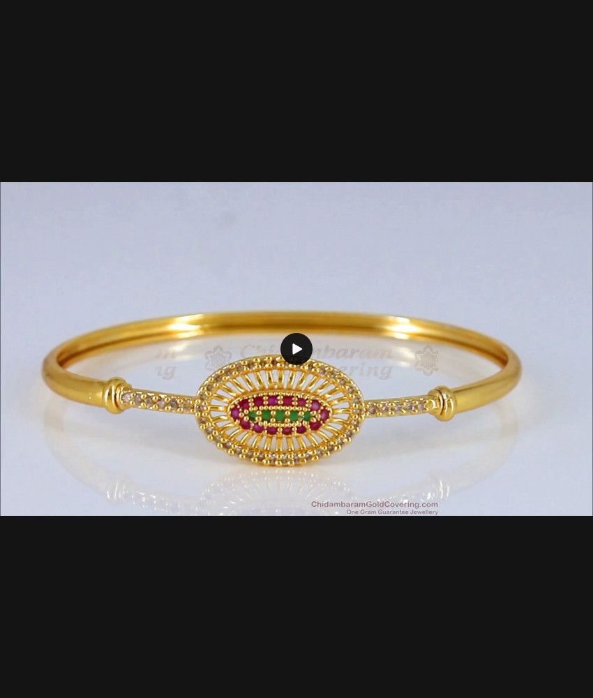 Impressive Oval Shape Multi Stone Gold Bracelets For Women BRAC362 Impressive Oval Shape Multi Stone Gold Bracelets For Women BRAC362