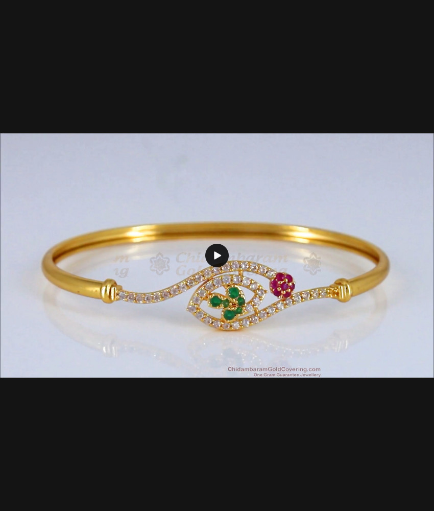 Unique Multi Stone Gold Bracelets Bridal Collections BRAC363