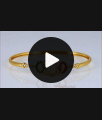 Trendy Oval Design Multi Stone Gold Bracelets For Women BRAC365