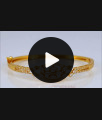 New Model Full White Stone Gold Bracelets For Party Wear BRAC370 New Model Full White Stone Gold Bracelets For Party Wear BRAC370