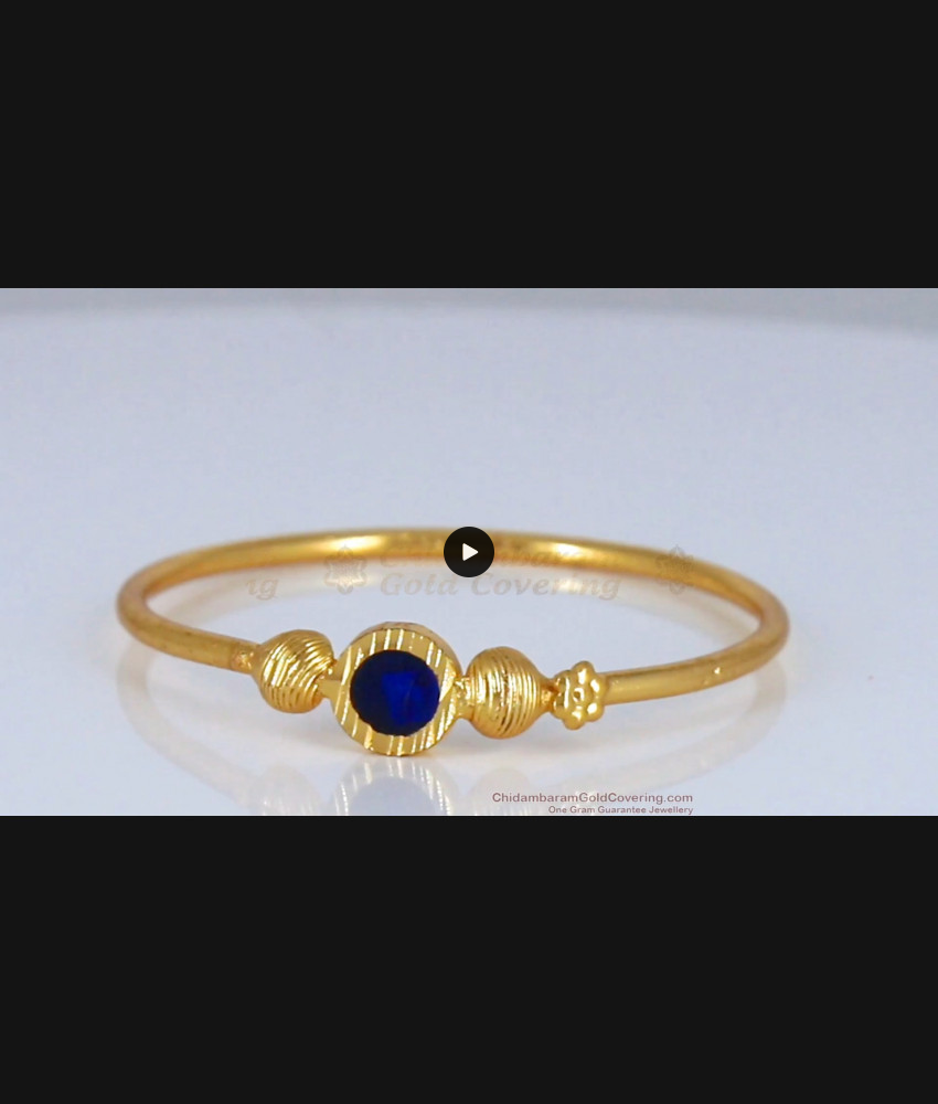 Blue Palakka Gold Bracelets For occasional Wear BRAC384 Blue Palakka Gold Bracelets For occasional Wear BRAC384