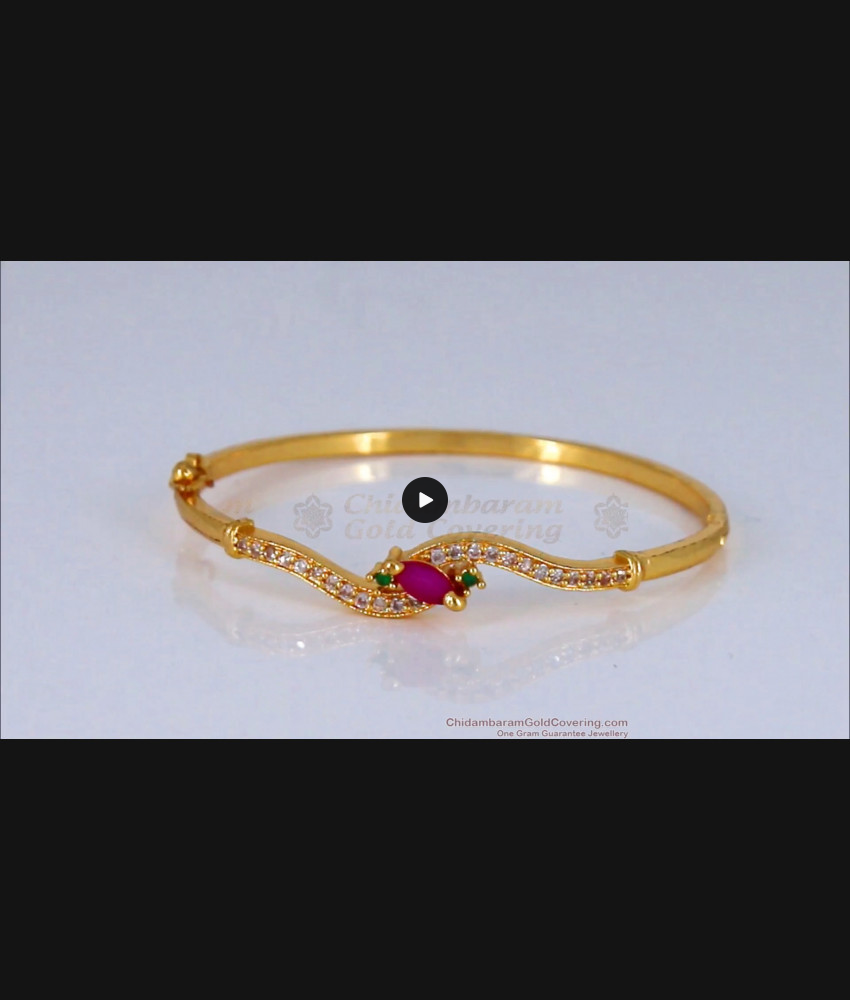 Stunning Multi Stone Gold Bracelets Function Collections BRAC388