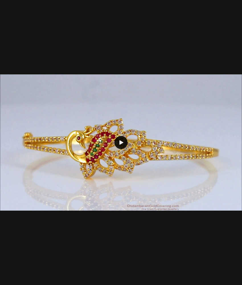 Peacock Design Diamond Bracelets For Girls Imitation Jewelry Collections BRAC412