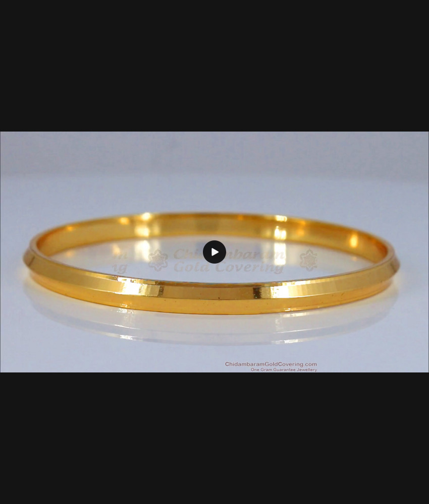 Thin Original Impon Gold Bracelet Mens Daily Wear BRAC473