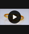 Ruby White Stone Flower Design Open Type Gold Bracelet BRAC477 Ruby White Stone Flower Design Open Type Gold Bracelet BRAC477