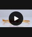 Trendy Oval Shaped Gold Bracelet Ruby Stone BRAC530