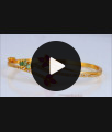 CZ Multi Stone Gold Bracelet Party Wear Online Fashion BRAC561