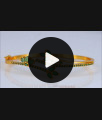 Full Emerald Gold Plated Open Type Bracelet Womens Fashion BRAC562