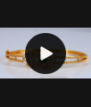 One Gram Gold Plated Bracelet Emerald Cz Stone Womens Fashion BRAC572