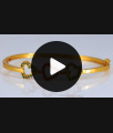 Triple Heart Gold Plated Bracelet Ruby Green Stone BRAC588 Triple Heart Gold Plated Bracelet Ruby Green Stone BRAC588