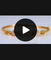 One Gram Gold Bracelet White Stone Flower Design BRAC622