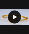 Stunning One Gram Gold Bracelet Diamond Stone BRAC627