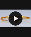 Stylish One Gram Gold Bracelet Curved Pattern BRAC632