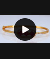 One Gram Gold Bracelet Party Wear Ruby Stone BRAC634