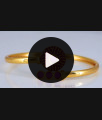 One Gram Gold Plated Bracelet Ruby Stone Circle Shape BRAC637