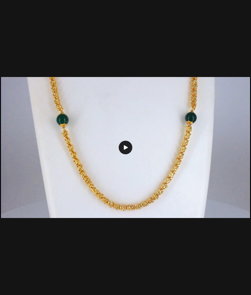 CDAS16-LG - New Arrival Green Crystal Long Chain for Daily Use