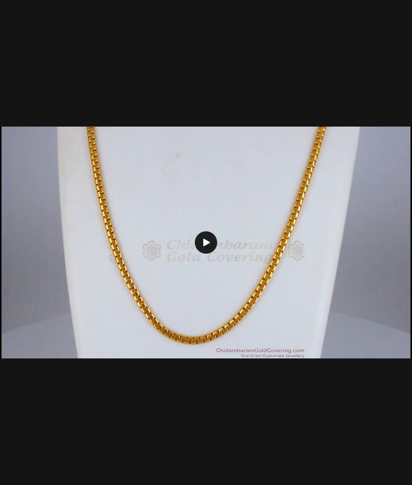 CGLM54 Buy Gold Plated Chain for Men and Boys Daily Use
