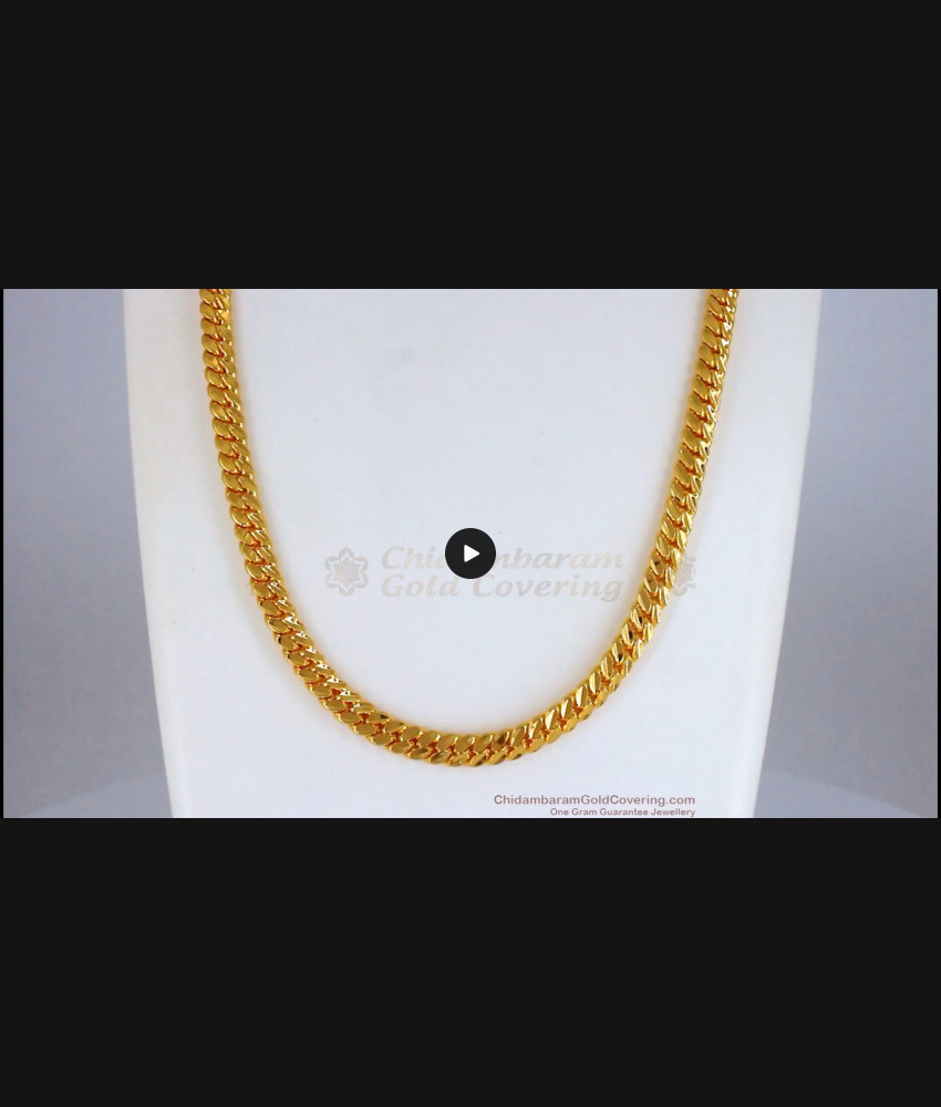 CGLM55 Heavy Pattern Real Gold Chain Designs for Men Shop Online