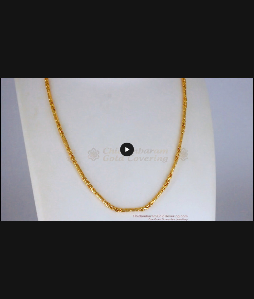 New Model Short Gold Chain Daily Wear Mens Fashions CHNS1090