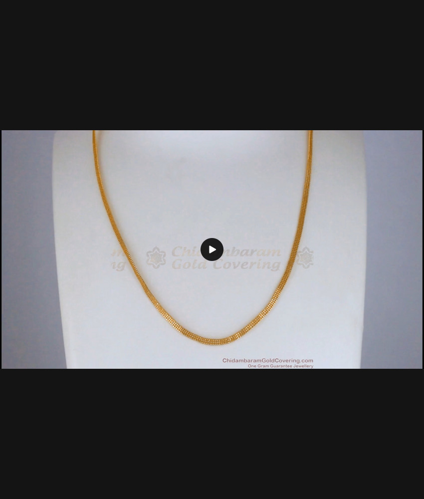 Daily Wear Gold Covering Chain South Indian Jewelry CHNS1104