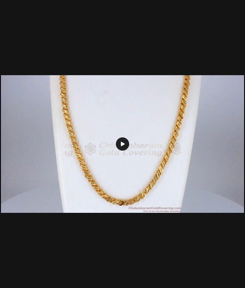 CHRT46-LG - 30 Inches Long New Arrival S Cut One Gram Chain Collections Daily Wear