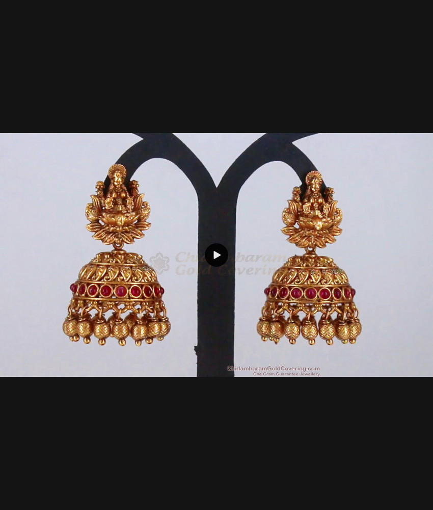 Handcrafted Lakshmi Model Original Antique Jimiki Earrings ER2725