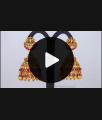 Grand Bridal Wear Original Antique Big Jimiki Earrings ER2727