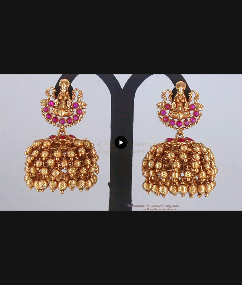 Premium Antique Nagas Jewelry Jhumki Earring Bridal Jewellery ER2853