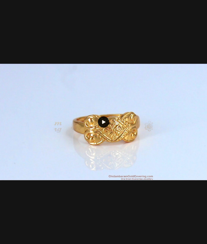 Ladies Wear Original Impon Finger Ring Collections From Chidambaram Gold Covering FR1102