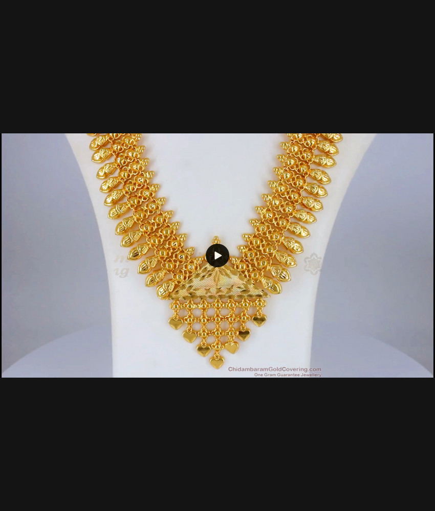 Kerala Wedding Gold Haarm For Bridal Collections HR1895