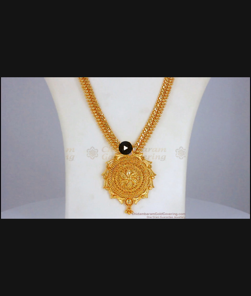 Latest One Gram Gold Haram White Stone Collections HR2131 Latest One Gram Gold Haram White Stone Collections HR2131