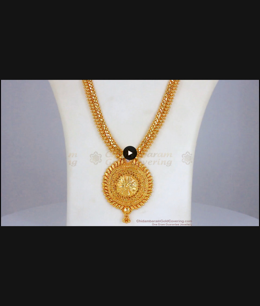 One Gram Gold Haram White Stone Design Shop Online HR2134