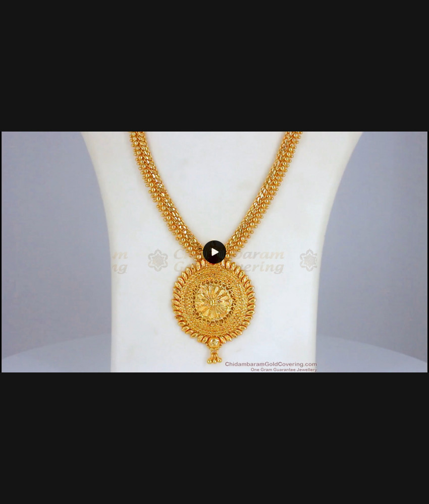 Single Stone Gold Haram Ruby Stone Bridal Wear HR2135 Single Stone Gold Haram Ruby Stone Bridal Wear HR2135