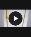 1 Gram Gold Mugappu Side Pendant Chain Multi Stone Ball Design MCH1020 1 Gram Gold Mugappu Side Pendant Chain Multi Stone Ball Design MCH1020