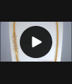 5 Layer White Flower Gold Mugappu Chain Side Pendant For Women MCH1138