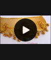 Matt Finish Grand Lakshmi Choker Temple Jewelry Forming Gold Necklace NCKN1859
