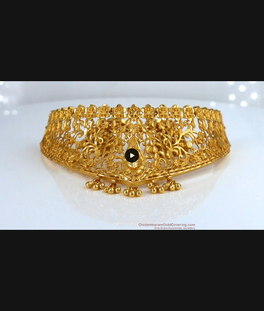 Real Gold Choker Design with Earrings Bridal Jewelry Collections  NCKN1942