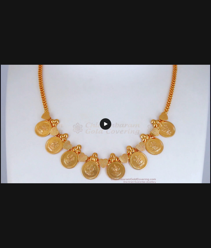 Latest Light Weight Eight Lakshmi Coin Design Necklace NCKN1965