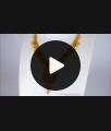 Latest Ruby Emerald Stone One Gram Gold Necklace For Bridal Wear NCKN2124 Latest Ruby Emerald Stone One Gram Gold Necklace For Bridal Wear NCKN2124