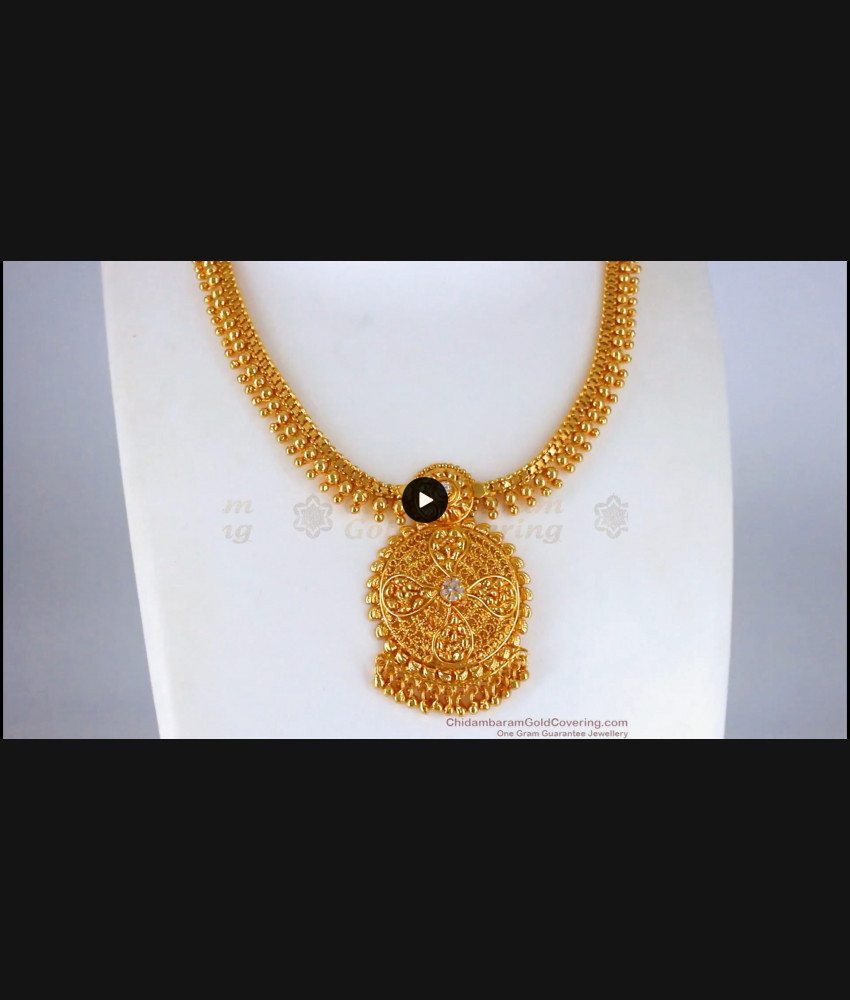 Latest Traditional Gold Necklace Designs Marriage Collections NCKN2185