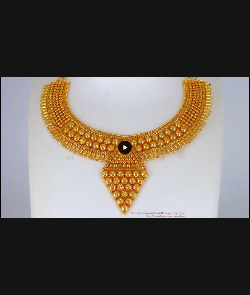 Grand Kerala Gold Necklace For Wedding Collection NCKN2204