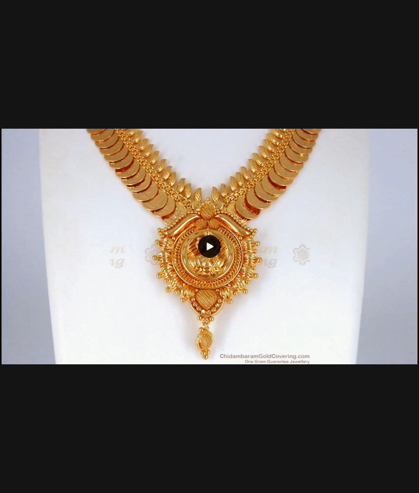 Unique Lakshmi Coin Design Gold Necklace Collections NCKN2205