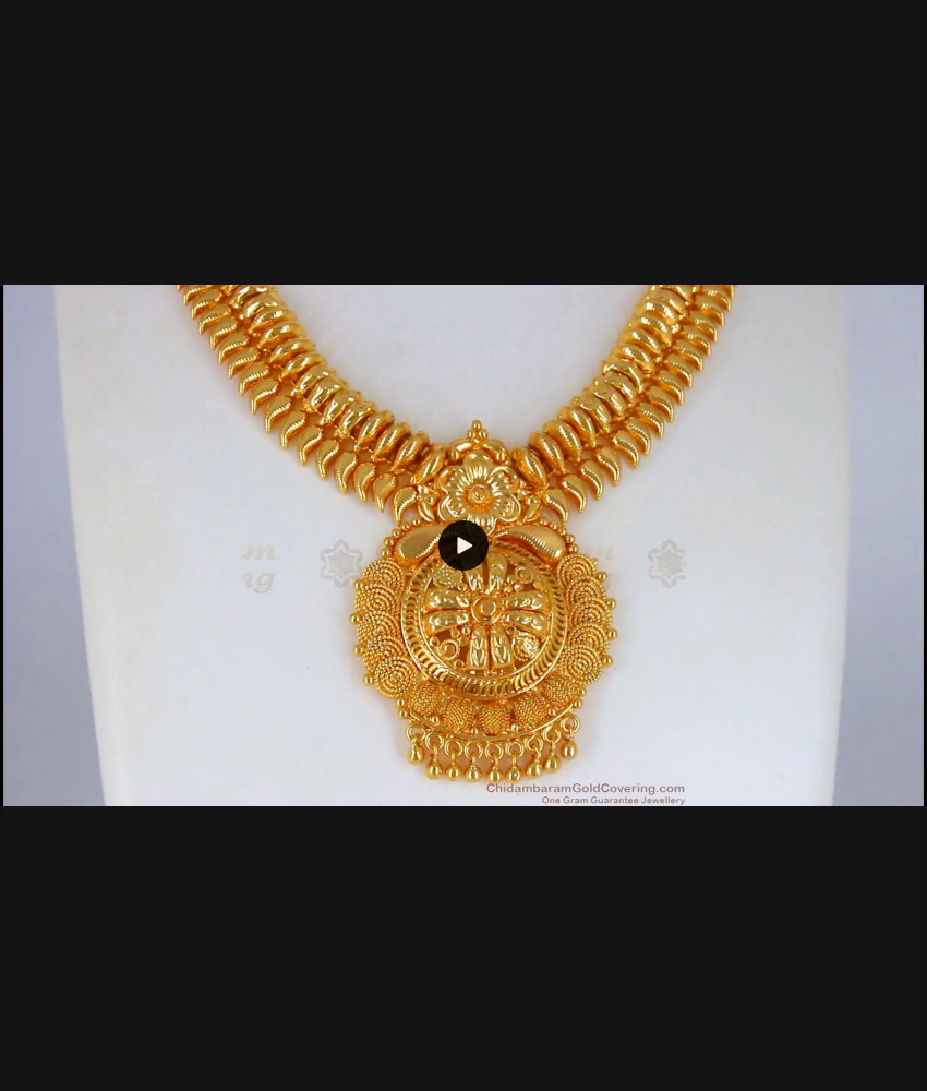 Grand One Gram Gold Necklace Without Stones Collections NCKN2209