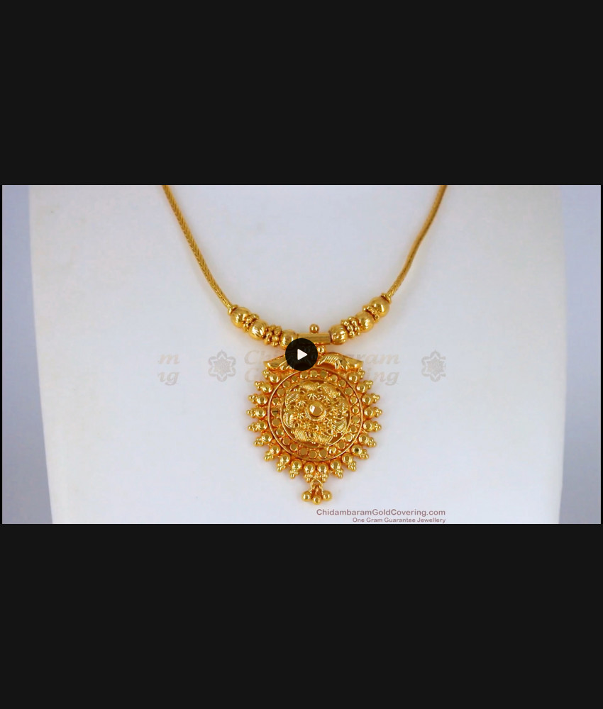 Light Weight Necklace Design One Gram Gold Jewelry Party Wear NCKN2216